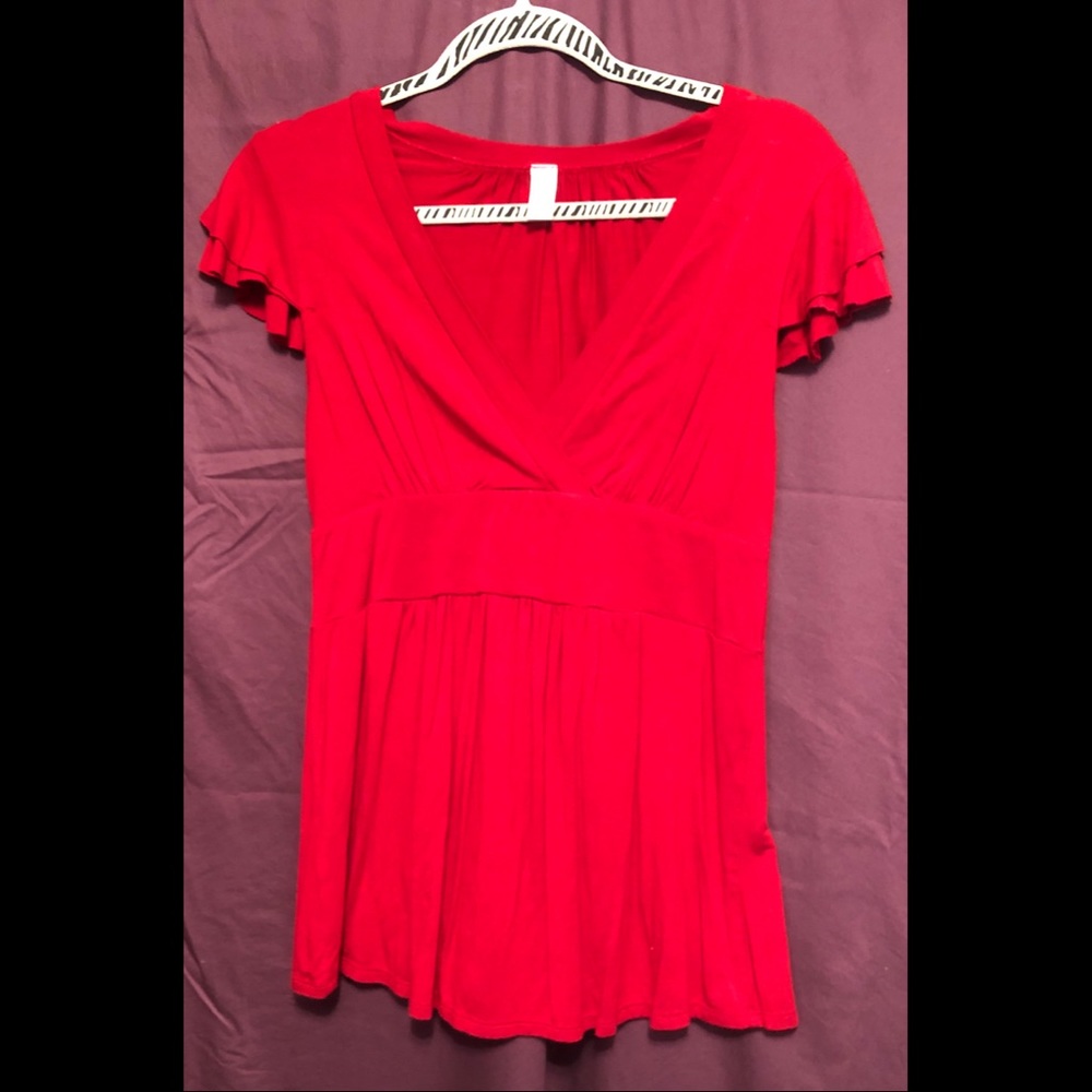 Merona Red Shirt, M